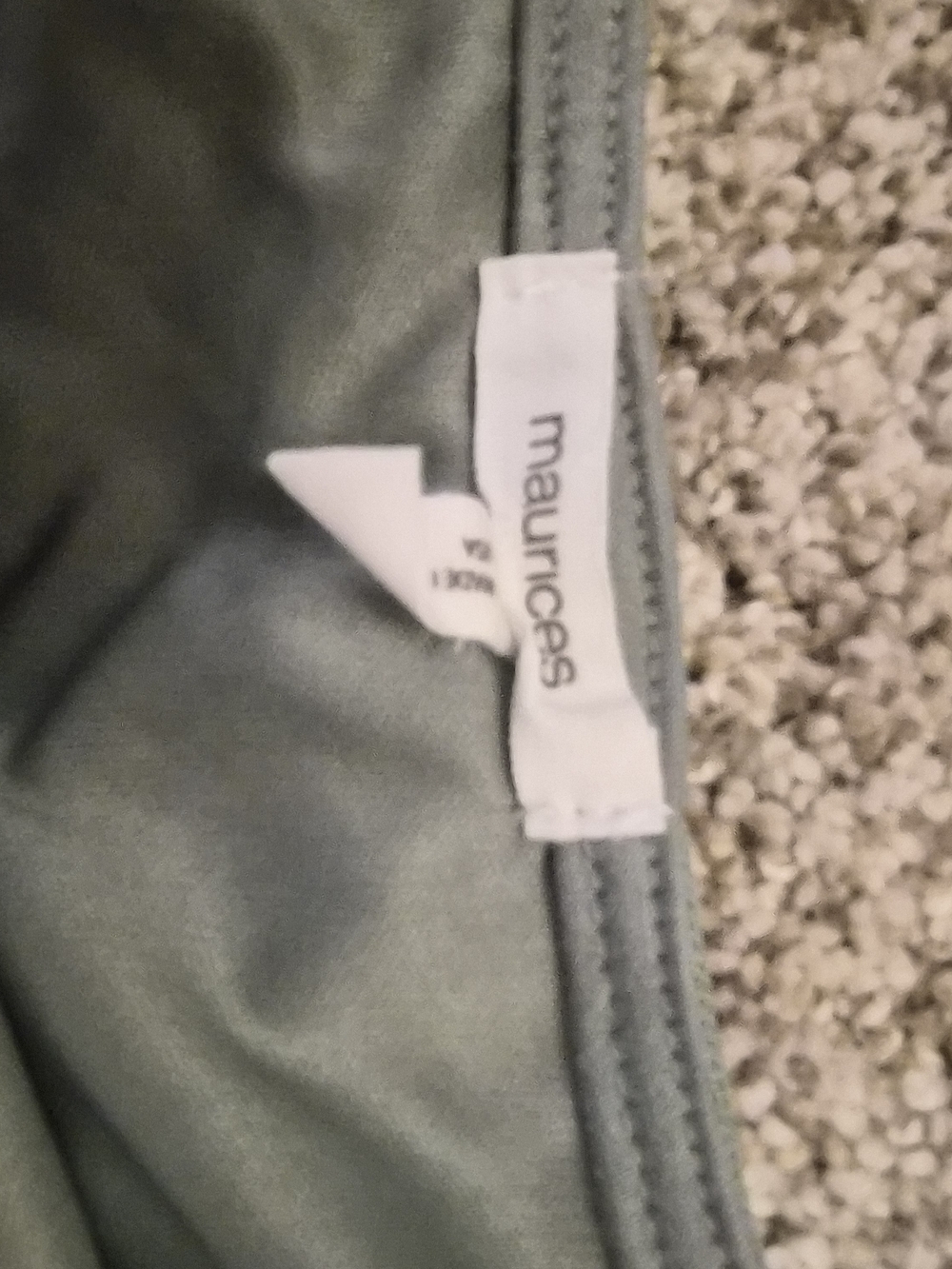 Maurices | Embroidered Sleeveless Blouse - Sage Green - Picture 9 of 10
